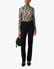 Look image thumbnail - Marc Cain - Chicco Multi Print Turtleneck Top