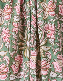 Fabric image thumbnail - Bella Tu - Nicki Green and Pink Floral Print Top