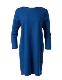 Product image thumbnail - Harris Wharf London - Blue Merino Wool Dress