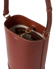 A.P.C. - Ambre Cognac Leather Bucket Bag