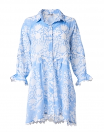 Blue Palladio Print Shirt Dress