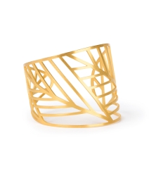 Product image thumbnail - Dean Davidson - Foliole Gold Cuff Bracelet
