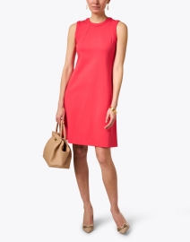 Look image thumbnail - Jane - Nerys Coral Jersey Shift Dress