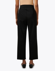 Back image thumbnail - Eileen Fisher - Black Straight Ankle Pant