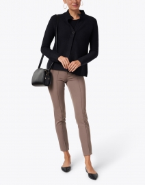Cambio - Ros Truffle Taupe Techno Stretch Pant 