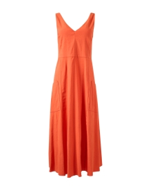 Product image thumbnail - Vince - Ruby Orange Midi Dress