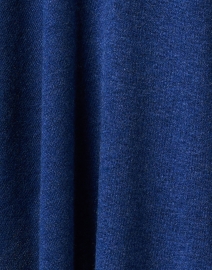 Fabric image thumbnail - Repeat Cashmere - Blue Quarter Zip Wool Cashmere Poncho