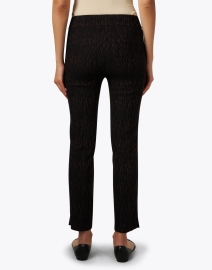 Back image thumbnail - Avenue Montaigne - Pars Abstract Print Stretch Pull On Pant