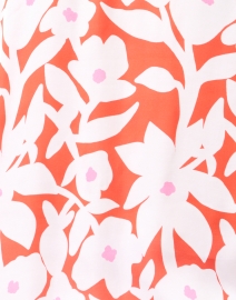 Fabric image thumbnail - Marc Cain - Coral Floral Print Blouse