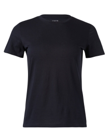 Product image thumbnail - Vince - Navy Cotton T-Shirt