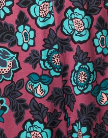 Fabric image thumbnail - Weekend Max Mara - Harem Purple Floral Jersey Dress