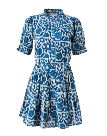 Product image thumbnail - Apiece Apart - Las Alturas Blue Print Dress