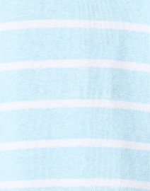 Fabric image thumbnail - Kinross - Light Blue and White Stripe Cotton Sweater