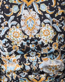 Fabric image thumbnail - Veronica Beard - Breanna Black Multi Print Blouse