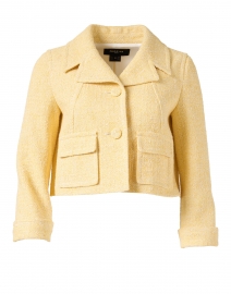Yellow Tweed Short Jacket