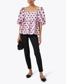 Look image thumbnail - Stine Goya - Kinsley Pink Jacquard Shirt