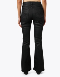 Back image thumbnail - AG Jeans - Farrah Black Coated Bootcut Jean