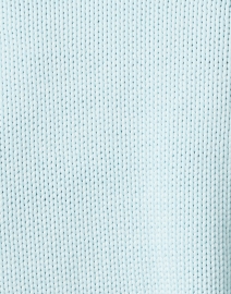 Fabric image thumbnail - White + Warren - Aqua Blue Cotton Blend Cardigan