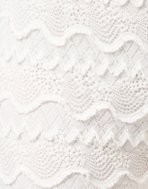Fabric image thumbnail - Ecru -  Barbados White Lace Pattern Pant