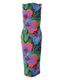 Lem Tropical Floral Print Stretch Jersey Dress