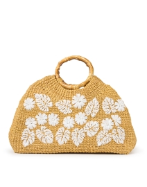 Product image thumbnail - SERPUI - Emma Tan Embroidered Handbag