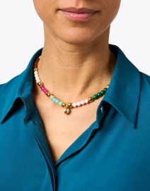 Look image thumbnail - Sylvia Toledano - Mantra Multi Stone Necklace