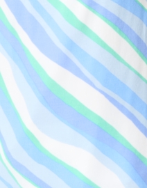 Fabric image thumbnail - Sail to Sable - Blue Striped Cowl Neck Top