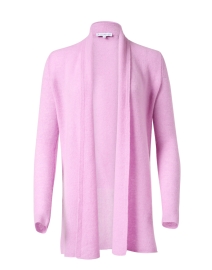 Product image thumbnail - White + Warren - Pink Cashmere Trapeze Cardigan