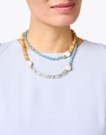 Look image thumbnail - Lizzie Fortunato - Cabana Multicolor Beaded Necklace