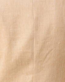 Fabric image thumbnail - Veronica Beard - Miller Tan Linen Dickey Jacket