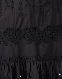 Fabric image thumbnail - Cara Cara - Hutton Black Eyelet Shirt Dress