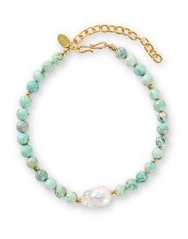 Lago Stone and Pearl Necklace