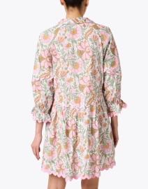 Back image thumbnail - Juliet Dunn - Multi Floral Shirt Dress
