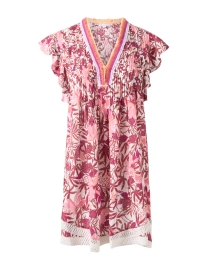 Product image thumbnail - Poupette St Barth - Sasha Pink Floral Mini Dress