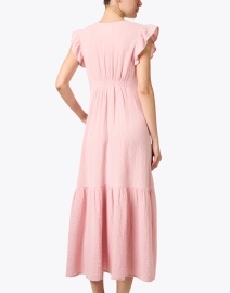 Back image thumbnail - Honorine - Ruby Pink Maxi Dress