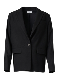 Product image thumbnail - Vince - Black Wool Blend Single Button Blazer