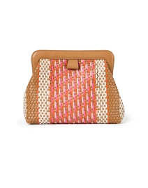 Product image thumbnail - Rafe - Fernanda Tan and Pink Leather Clutch