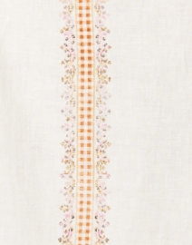 D'Ascoli - Fabienne Terracotta Floral Cotton Khadi Dress