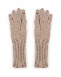 White + Warren - Oak Heather Cashmere Long Gloves