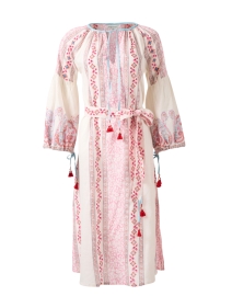 D'Ascoli - Magda Red Multi Print Cotton Dress