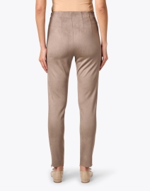 Back image thumbnail - Weill - Taupe Suede Pant