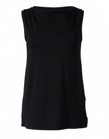 Product image thumbnail - Majestic Filatures - Black Soft Touch Boatneck Tank