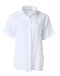 Layla White Luxe Linen Shirt