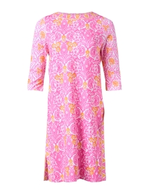 Pink and Orange East India Print Dress