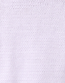 Fabric image thumbnail - White + Warren - Purple Cotton V-Neck Sweater