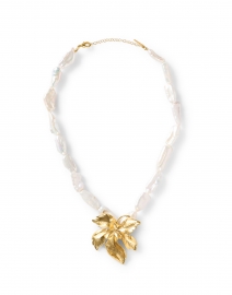Product image thumbnail - Peracas - Toscana Gold and Pearl Necklace