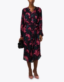 Look image thumbnail - Megan Park - Samira Multi Print Belted Dress 