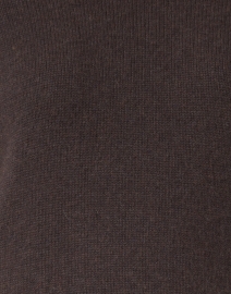 Fabric image thumbnail - Brochu Walker - Eton Brown Wool Cashmere Sweater with White Underlayer