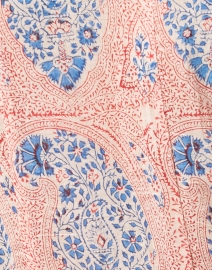 Fabric image thumbnail - Bell - Birdie Red and Blue Printed Dress