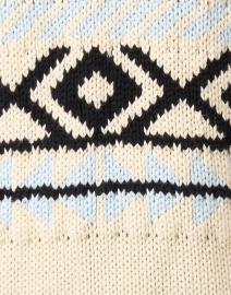 Fabric image thumbnail - Burgess - Cream Cotton Cashmere Ski Sweater